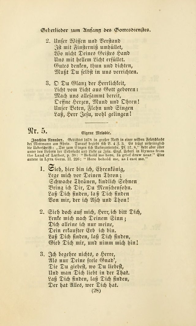 Deutsches Gesangbuch: eine auswahl geistlicher Lieder aus allen Zeiten der Christlichen Kirche page 25