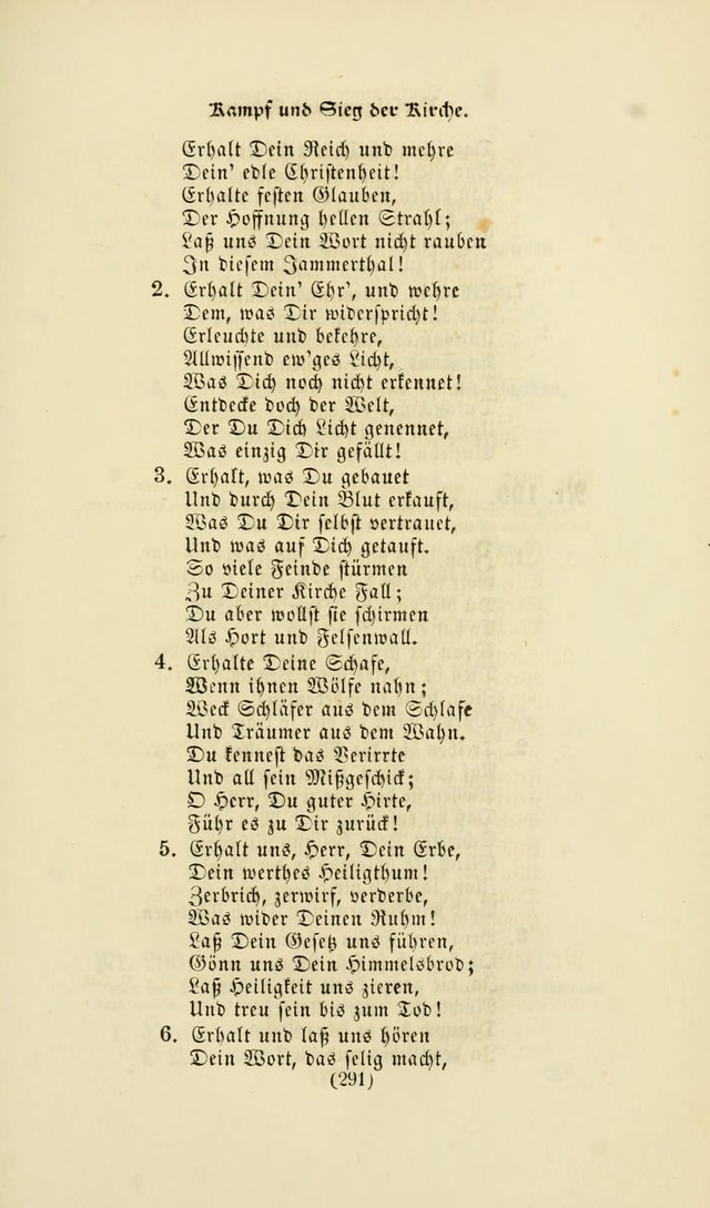 Deutsches Gesangbuch: eine auswahl geistlicher Lieder aus allen Zeiten der Christlichen Kirche page 288