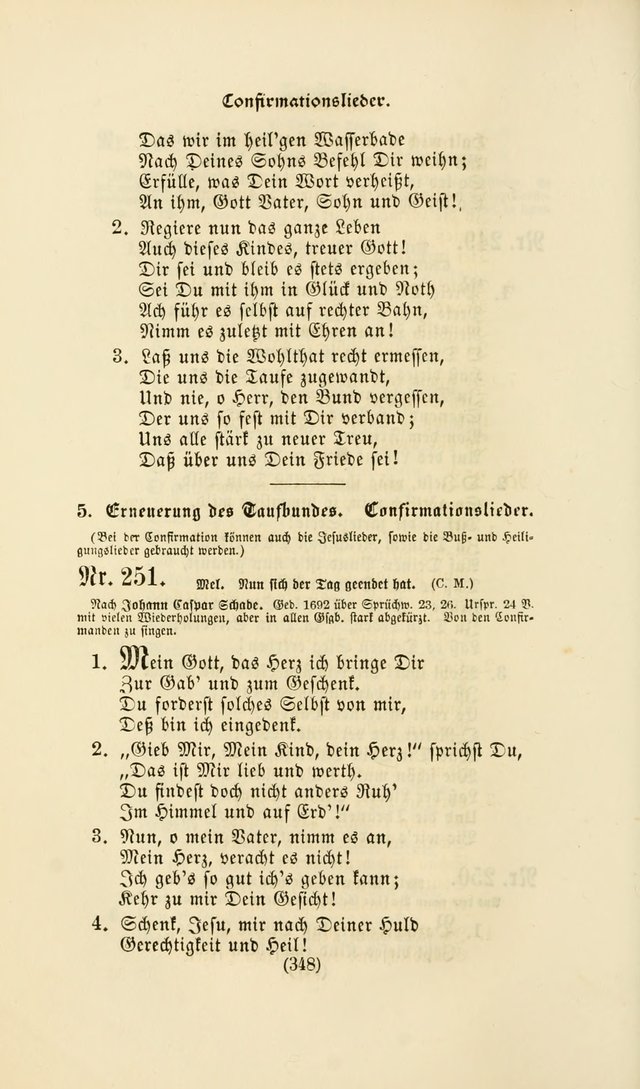 Deutsches Gesangbuch: eine auswahl geistlicher Lieder aus allen Zeiten der Christlichen Kirche page 345