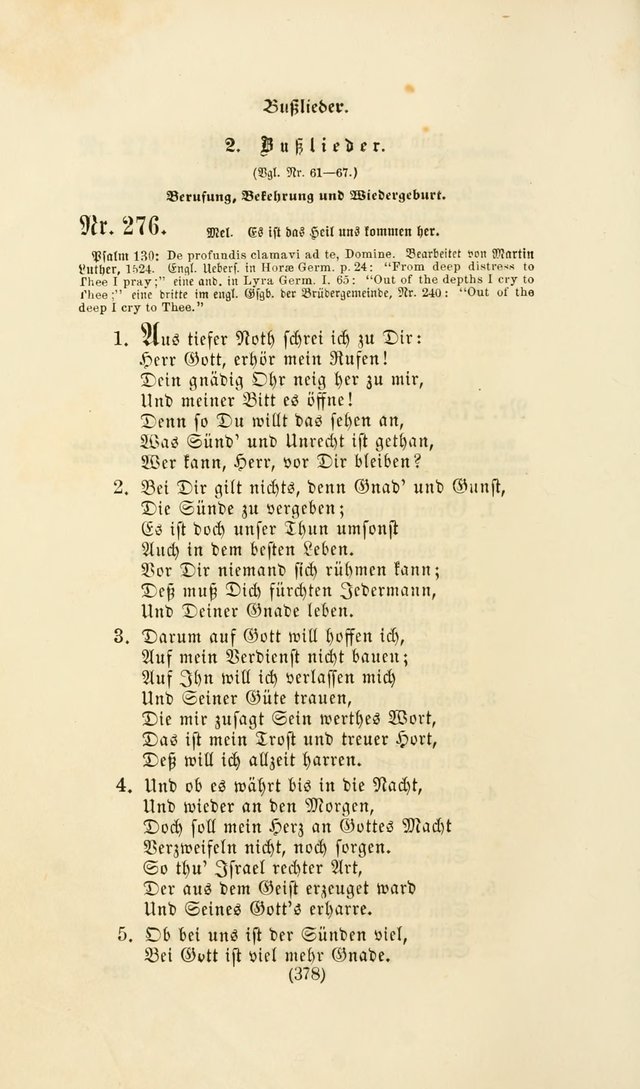 Deutsches Gesangbuch: eine auswahl geistlicher Lieder aus allen Zeiten der Christlichen Kirche page 375