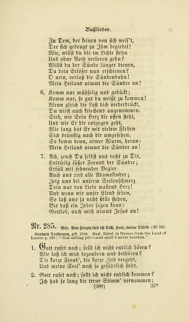 Deutsches Gesangbuch: eine auswahl geistlicher Lieder aus allen Zeiten der Christlichen Kirche page 386