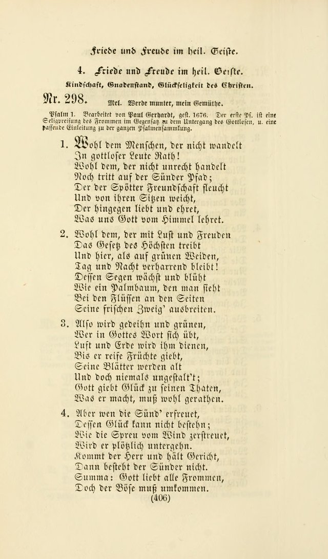 Deutsches Gesangbuch: eine auswahl geistlicher Lieder aus allen Zeiten der Christlichen Kirche page 403