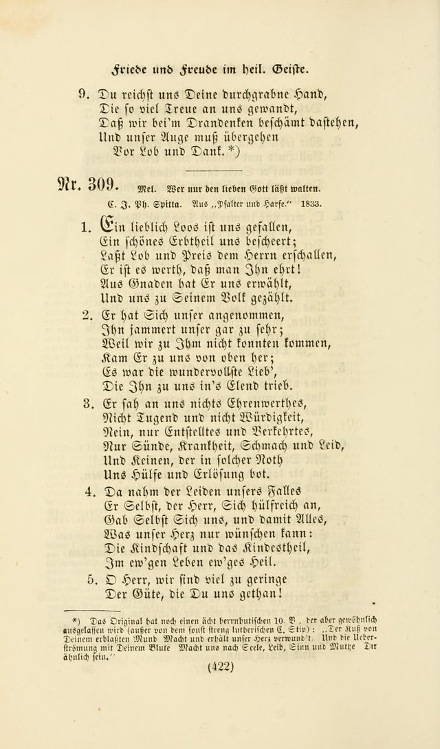 Deutsches Gesangbuch: eine auswahl geistlicher Lieder aus allen Zeiten der Christlichen Kirche page 419