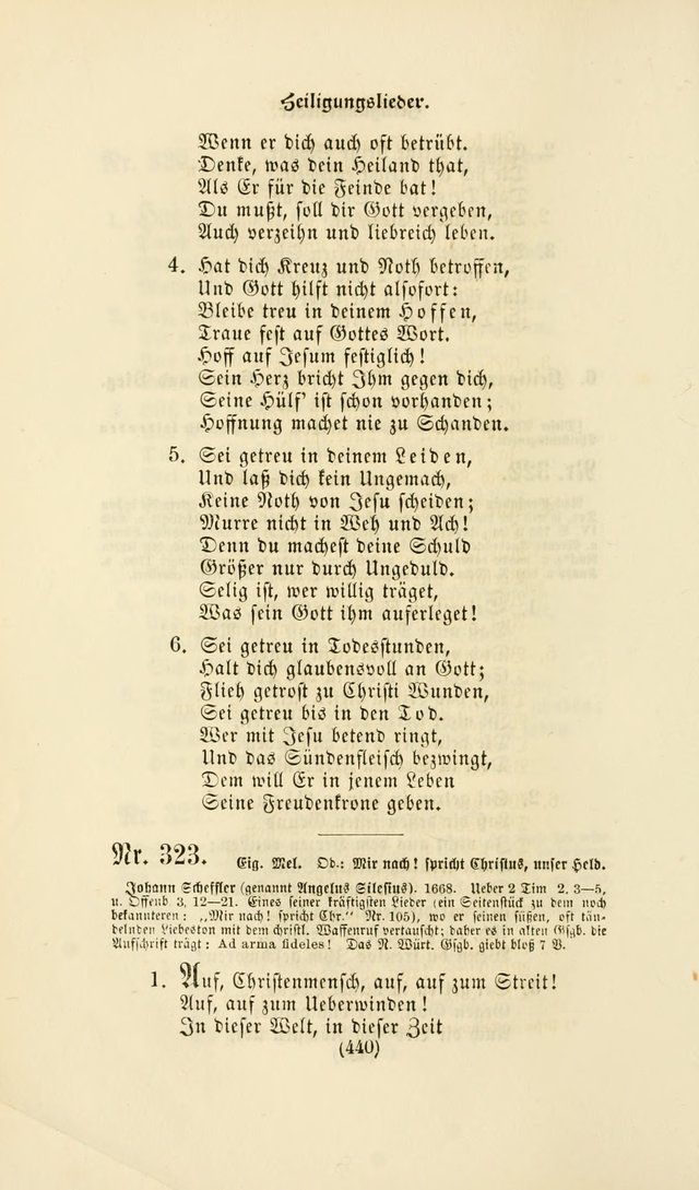 Deutsches Gesangbuch: eine auswahl geistlicher Lieder aus allen Zeiten der Christlichen Kirche page 437