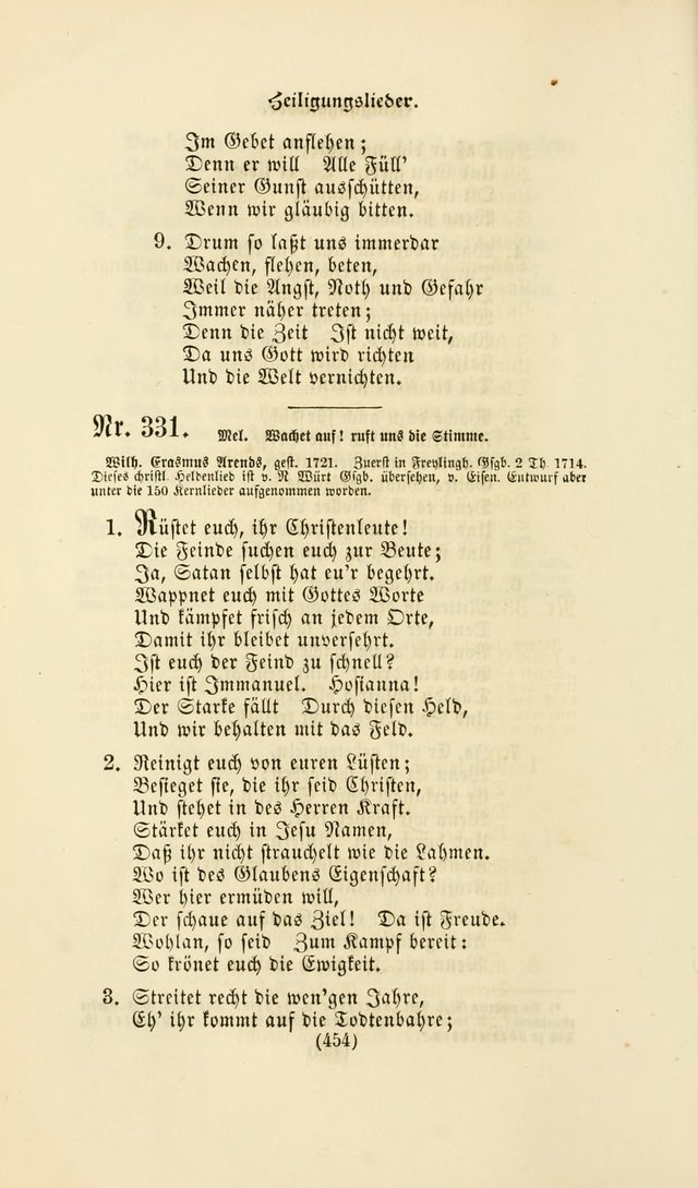Deutsches Gesangbuch: eine auswahl geistlicher Lieder aus allen Zeiten der Christlichen Kirche page 451