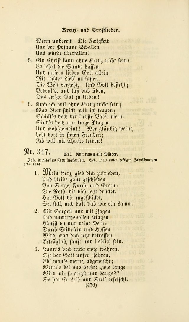 Deutsches Gesangbuch: eine auswahl geistlicher Lieder aus allen Zeiten der Christlichen Kirche page 473
