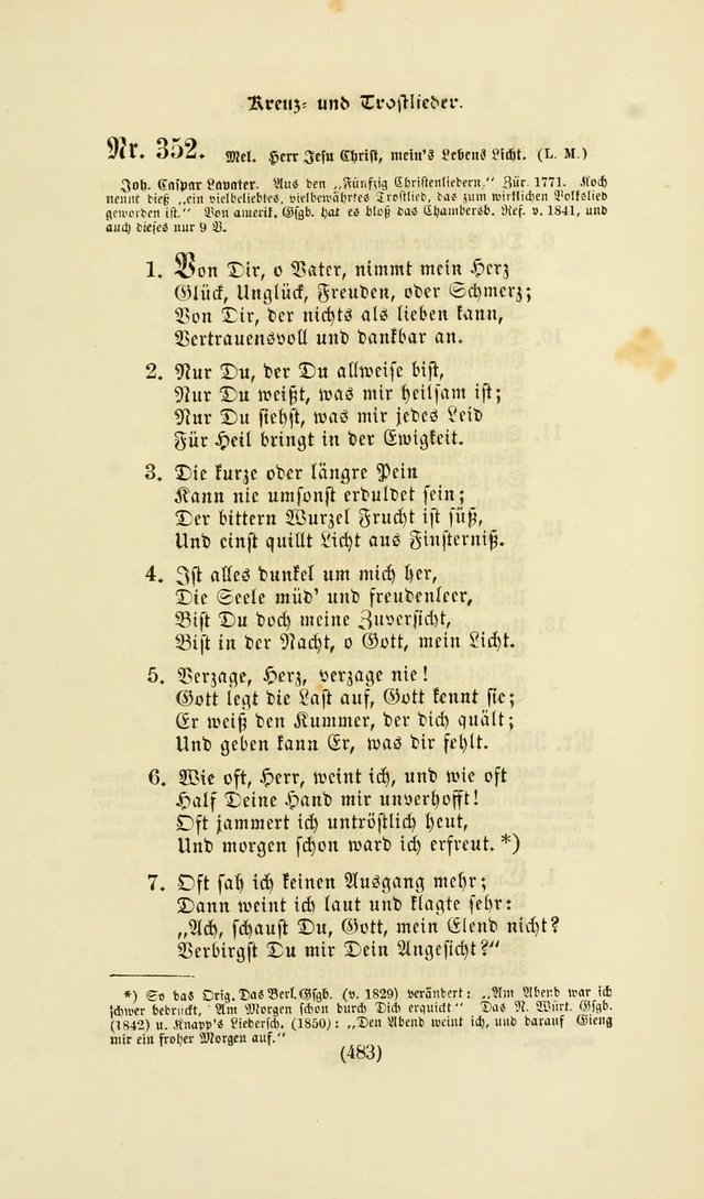 Deutsches Gesangbuch: eine auswahl geistlicher Lieder aus allen Zeiten der Christlichen Kirche page 480