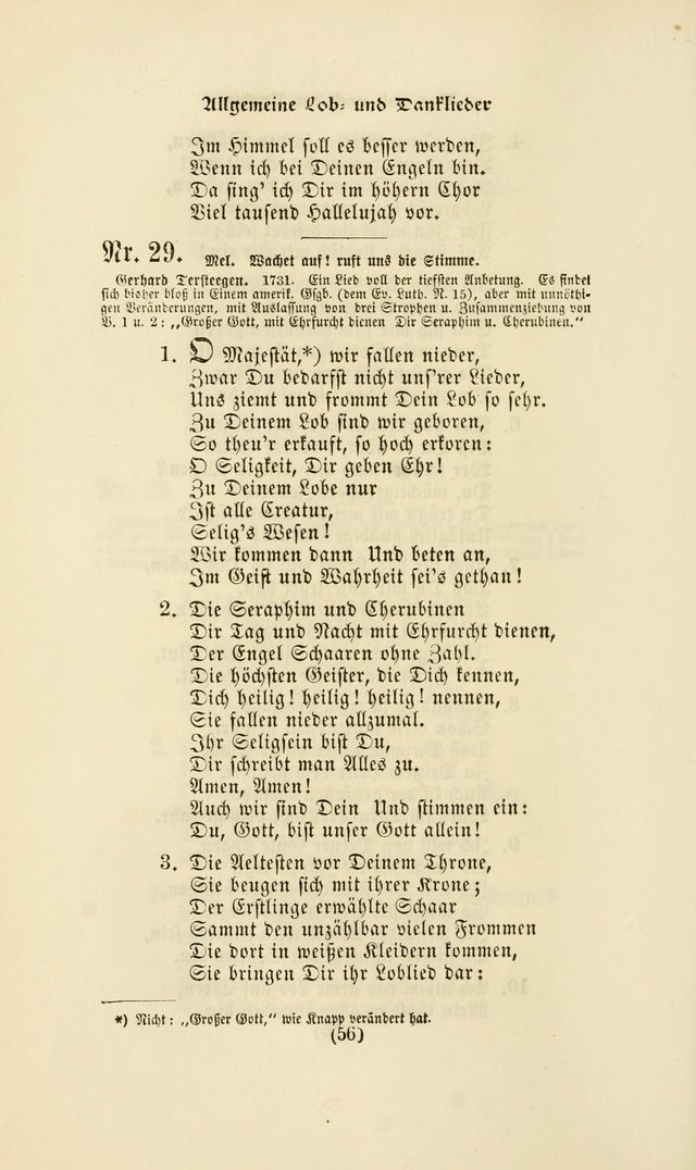 Deutsches Gesangbuch: eine auswahl geistlicher Lieder aus allen Zeiten der Christlichen Kirche page 53
