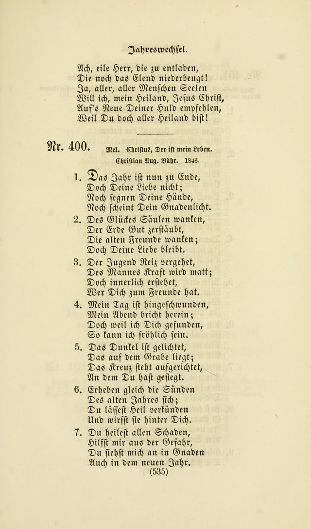 Deutsches Gesangbuch: eine auswahl geistlicher Lieder aus allen Zeiten der Christlichen Kirche page 532