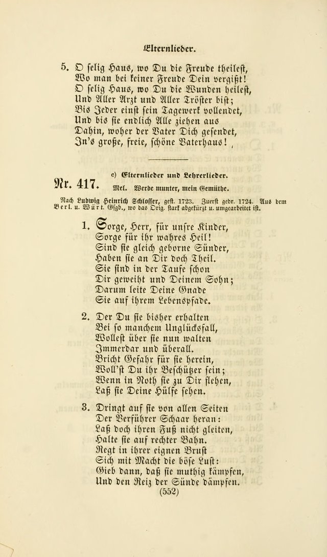 Deutsches Gesangbuch: eine auswahl geistlicher Lieder aus allen Zeiten der Christlichen Kirche page 549