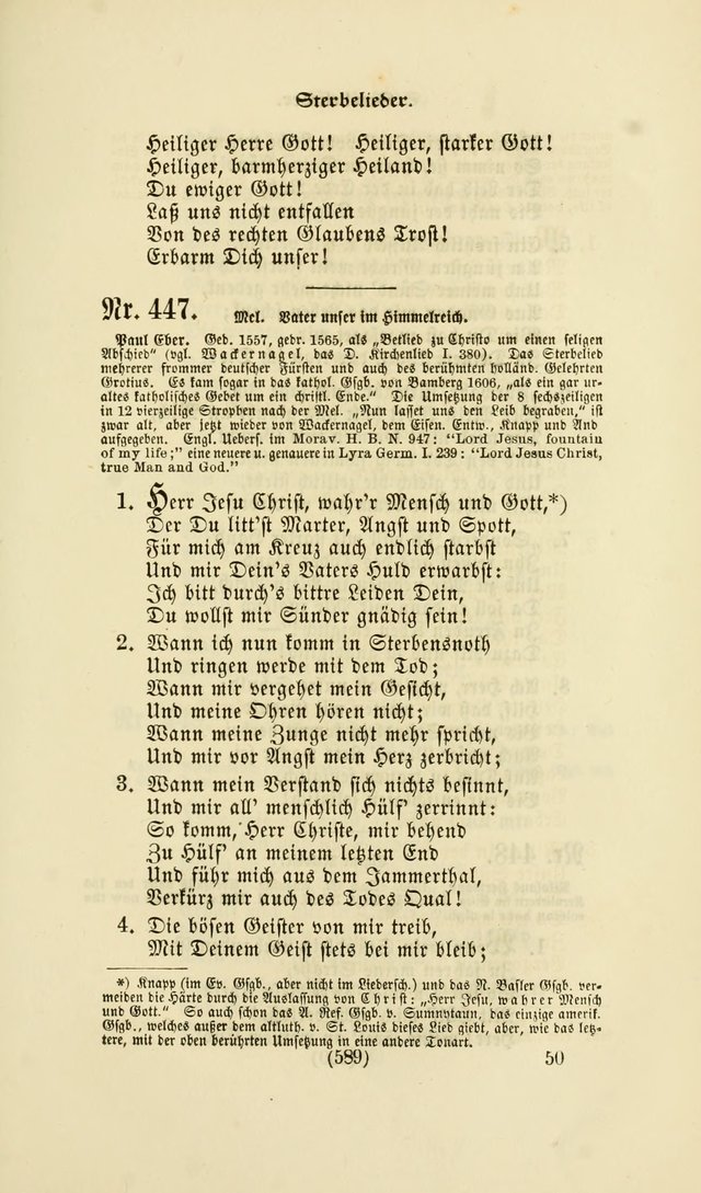 Deutsches Gesangbuch: eine auswahl geistlicher Lieder aus allen Zeiten der Christlichen Kirche page 586