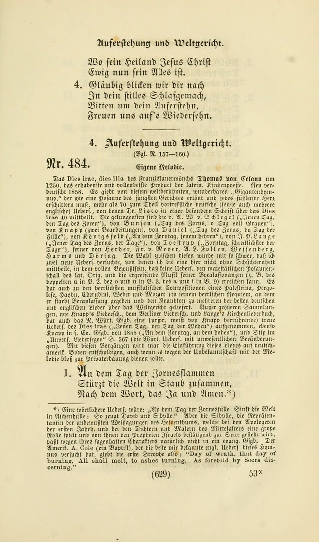 Deutsches Gesangbuch: eine auswahl geistlicher Lieder aus allen Zeiten der Christlichen Kirche page 626