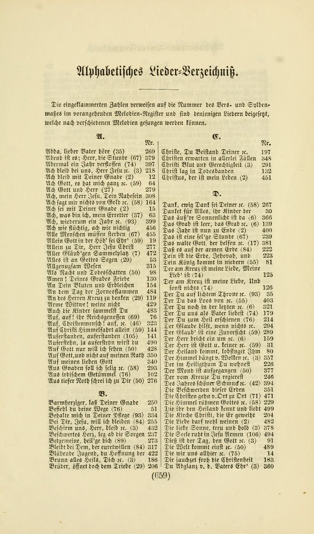 Deutsches Gesangbuch: eine auswahl geistlicher Lieder aus allen Zeiten der Christlichen Kirche page 656