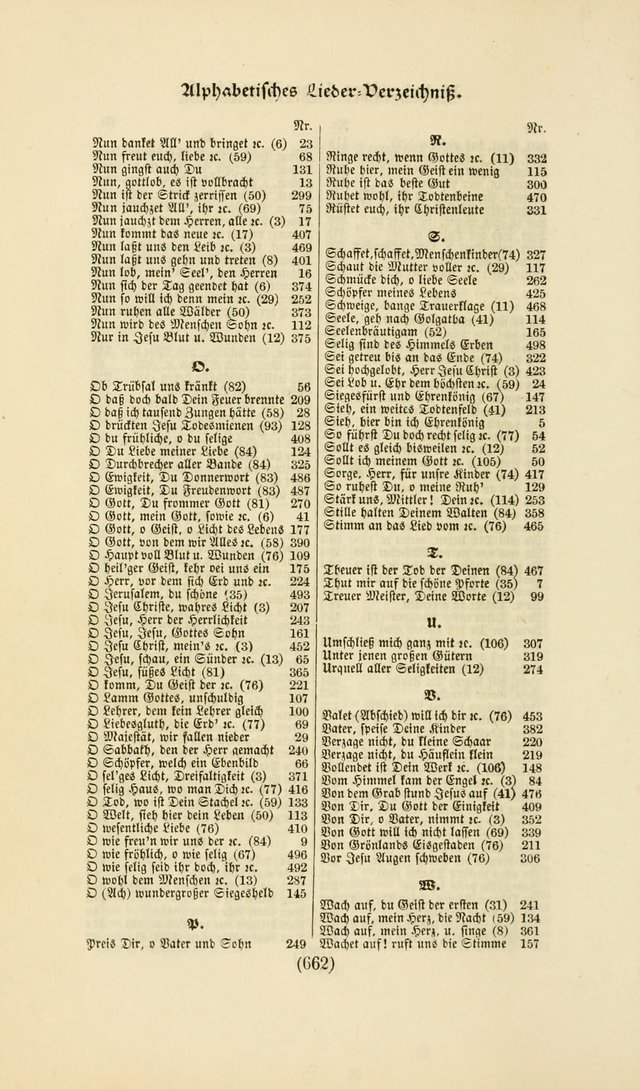 Deutsches Gesangbuch: eine auswahl geistlicher Lieder aus allen Zeiten der Christlichen Kirche page 659