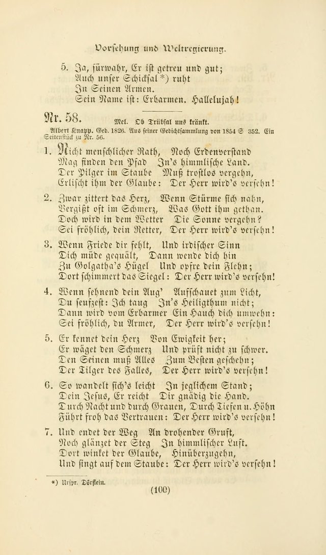Deutsches Gesangbuch: eine auswahl geistlicher Lieder aus allen Zeiten der Christlichen Kirche page 97
