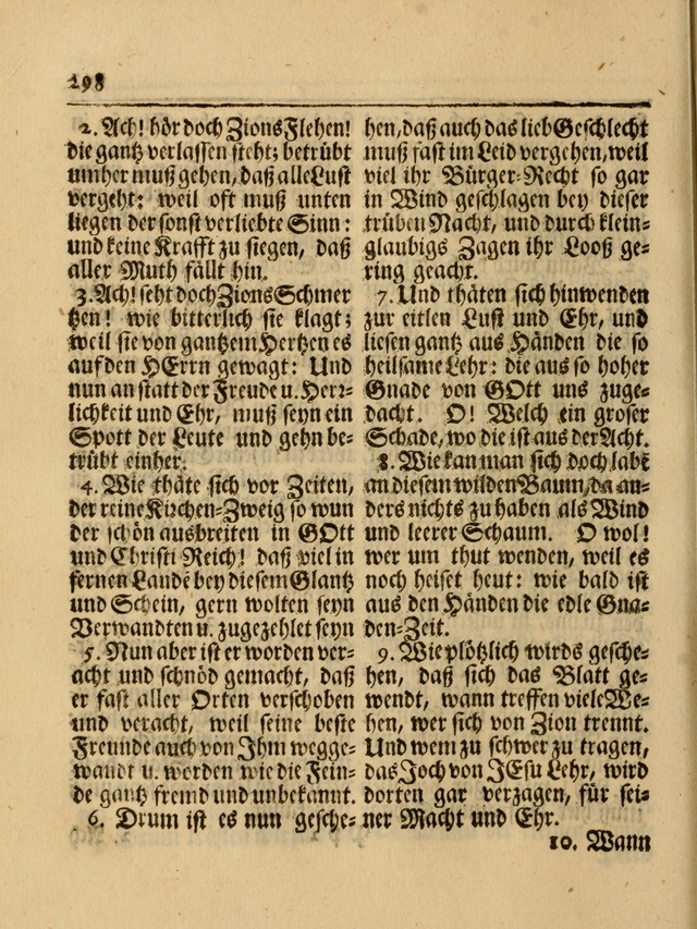 Das Gesäng Der einsamen und verlassenen Turtel-Taube, Nemlich der Christlichen Kirche: oder geistliche u. erfahrungs-volle liedens u. libes-gethöne, als darinnen bendes die volrkost der neuen welt... page 298