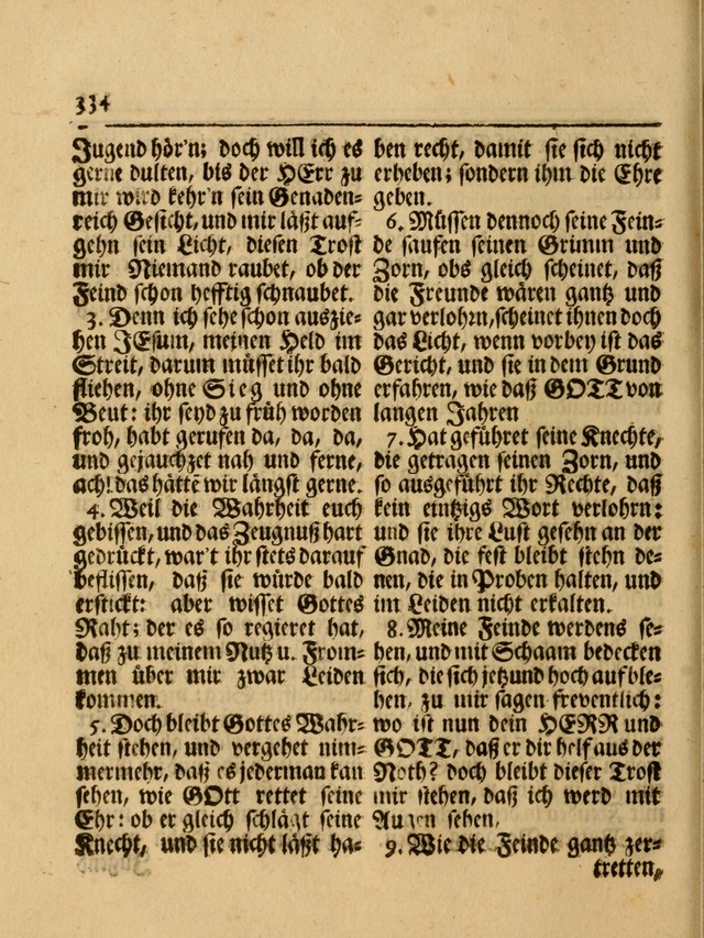 Das Gesäng Der einsamen und verlassenen Turtel-Taube, Nemlich der Christlichen Kirche: oder geistliche u. erfahrungs-volle liedens u. libes-gethöne, als darinnen bendes die volrkost der neuen welt... page 334