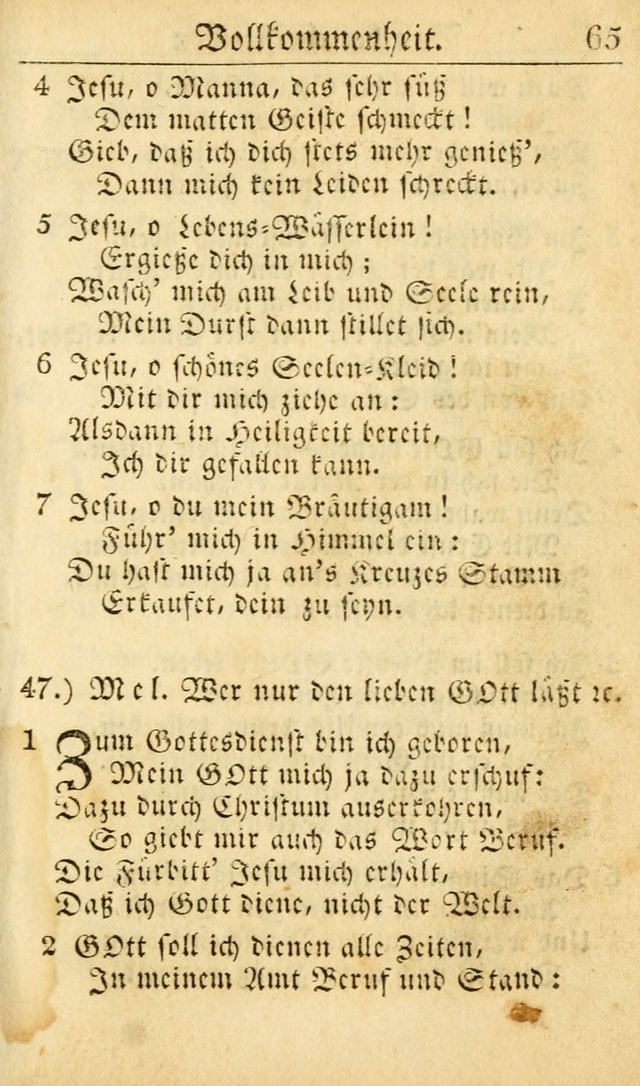 Die Geistliche Viole: oder, eine kleine Sammlung alter und neuer Geistreicher Lieder. 7th ed. page 76