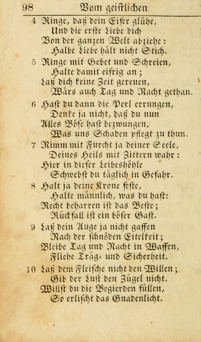 Die Geistliche Viole: oder, eine kleine Sammlung Geistreicher Lieder (10th ed.) page 107