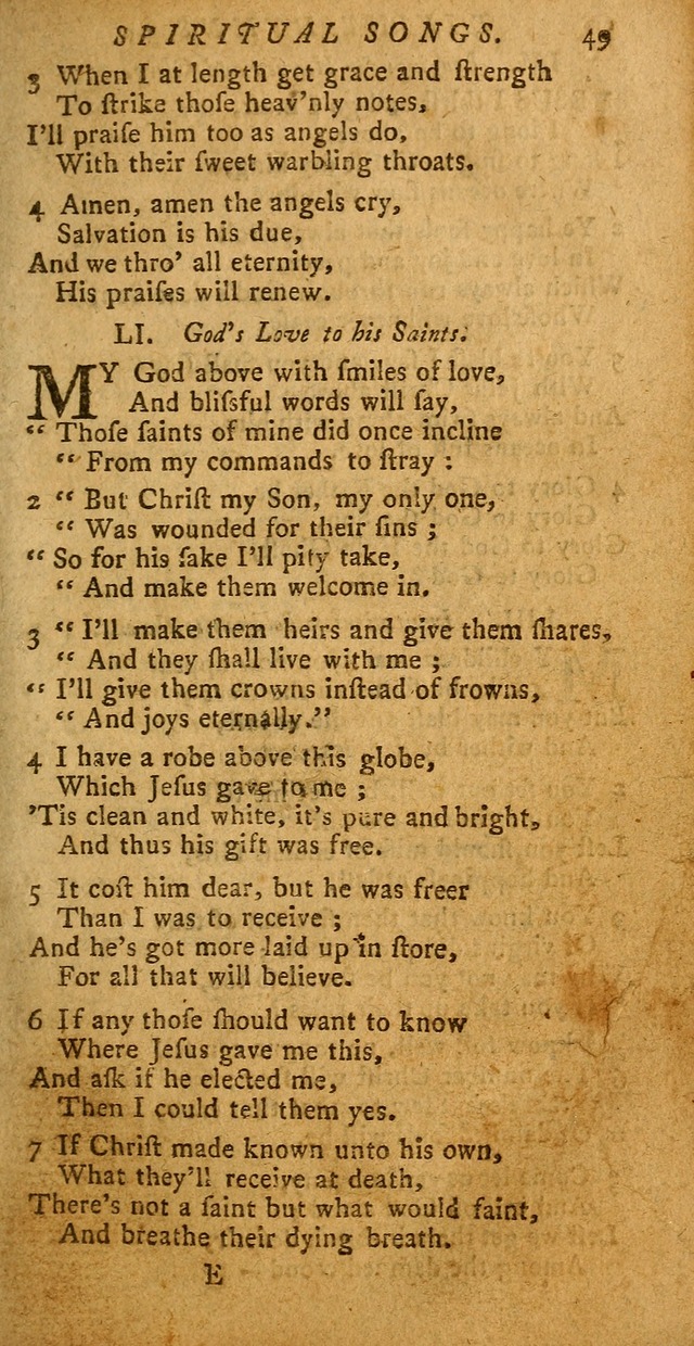 Divine Hymns, or Spiritual Songs: for the use of religious assemblies and private Christians (Latest and largest ed.) page 45
