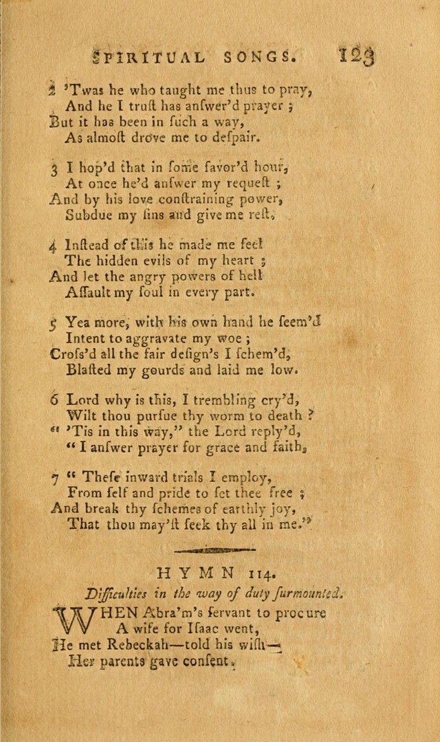 Divine Hymns, or Spiritual Songs: for the Use of Religious Assemblies and Private Christians (7th Ed. Rev.) page 130