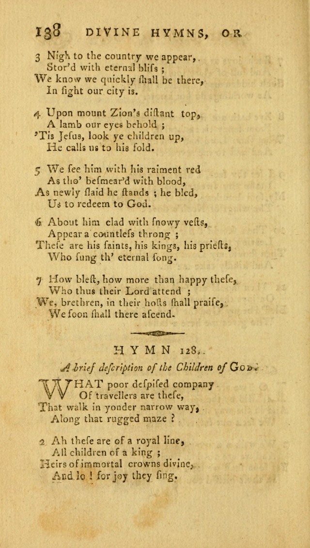 Divine Hymns, or Spiritual Songs: for the Use of Religious Assemblies and Private Christians (7th Ed. Rev.) page 145