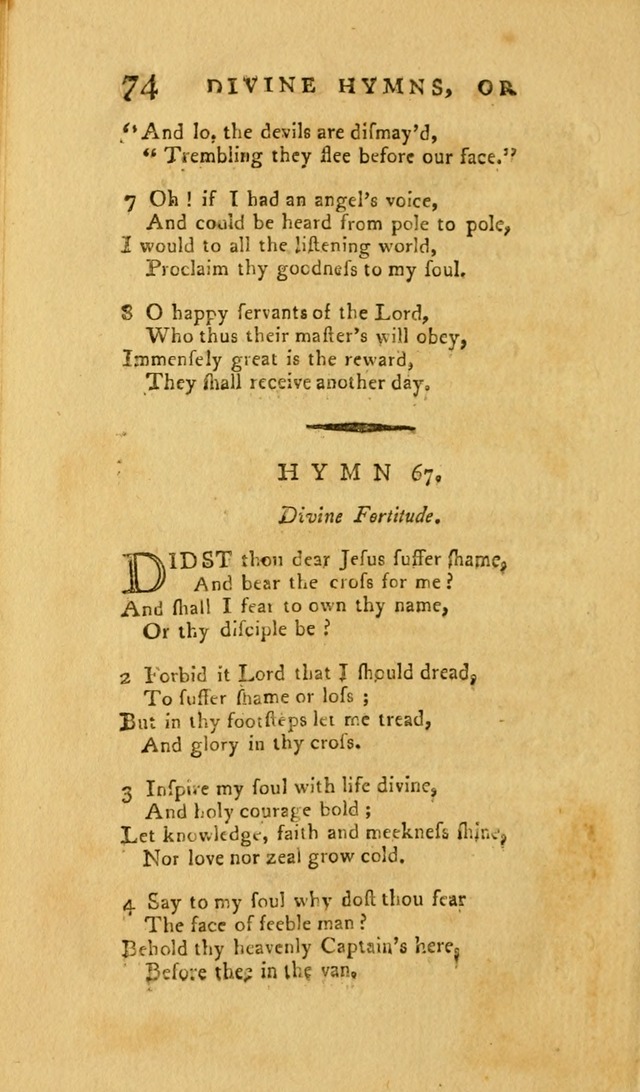 Divine Hymns, or Spiritual Songs: for the Use of Religious Assemblies and Private Christians (7th Ed. Rev.) page 81