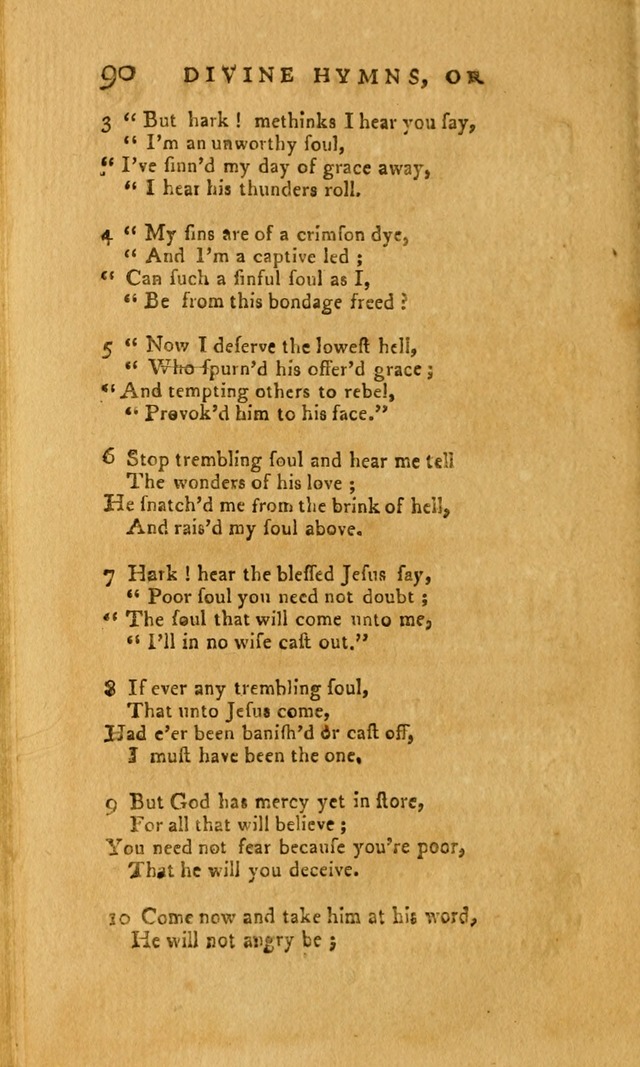 Divine Hymns, or Spiritual Songs: for the Use of Religious Assemblies and Private Christians (7th Ed. Rev.) page 97