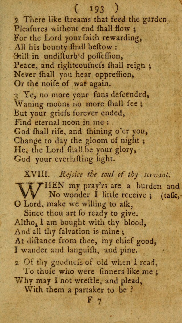 Divine Hymns or Spiritual Songs, for the use of religious assemblies and private Christians: being a collection page 198