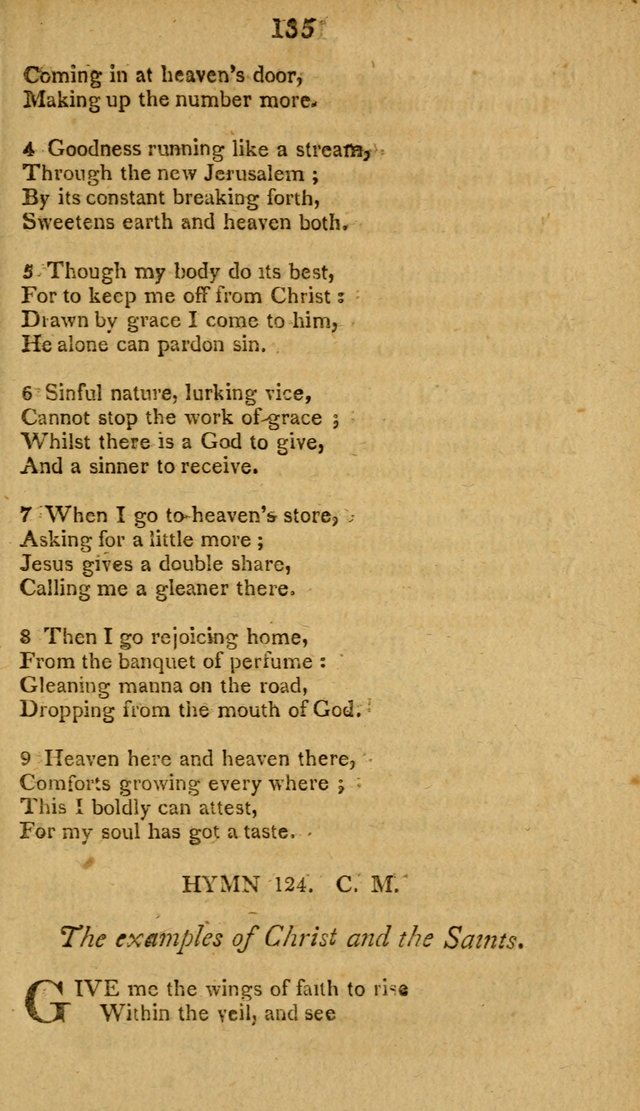 Divine Hymns, or Spiritual Songs: for the use of religious assemblies and private Christians: being formerly a collection (12th ed.) page 135