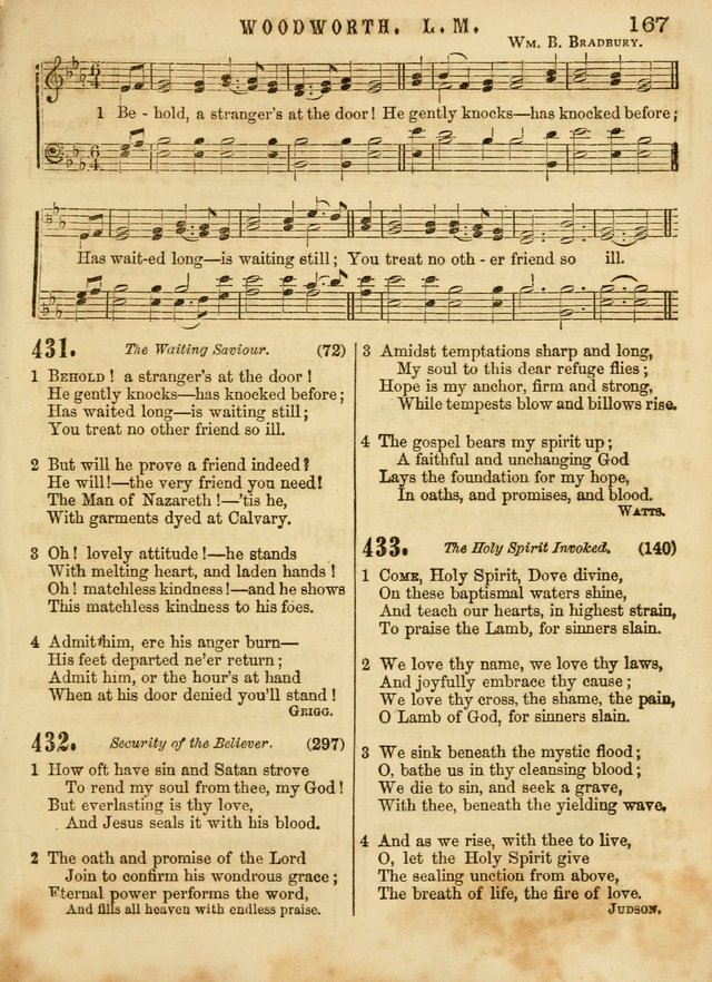 The Devotional Hymn and Tune Book: for social and public worship page 167