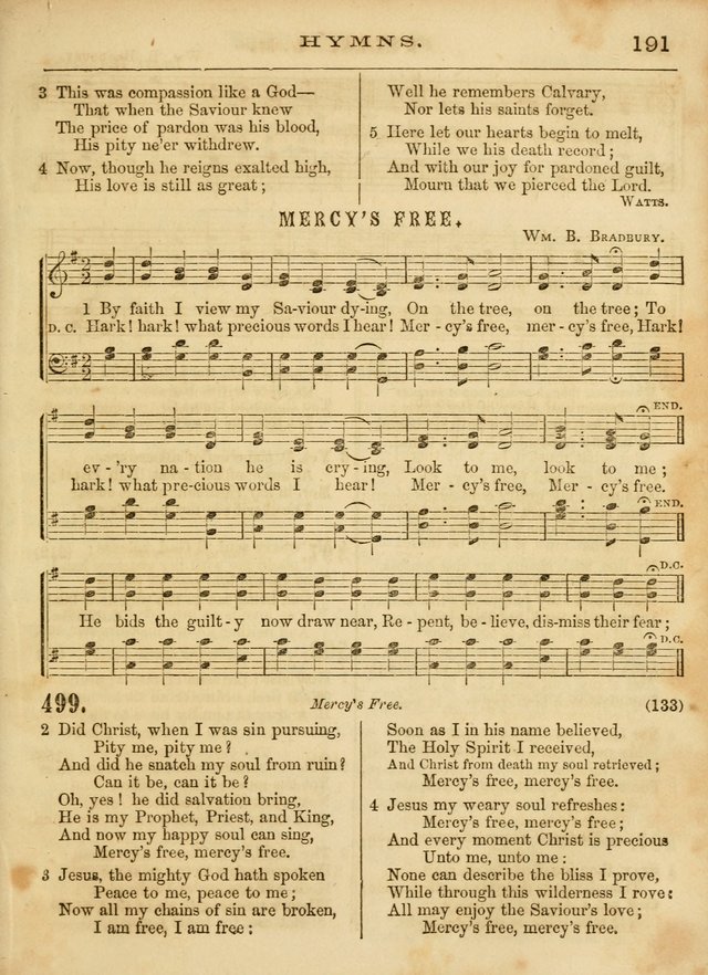 The Devotional Hymn and Tune Book: for social and public worship page 191