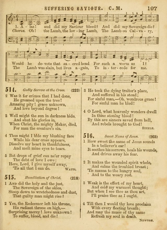The Devotional Hymn and Tune Book: for social and public worship page 197