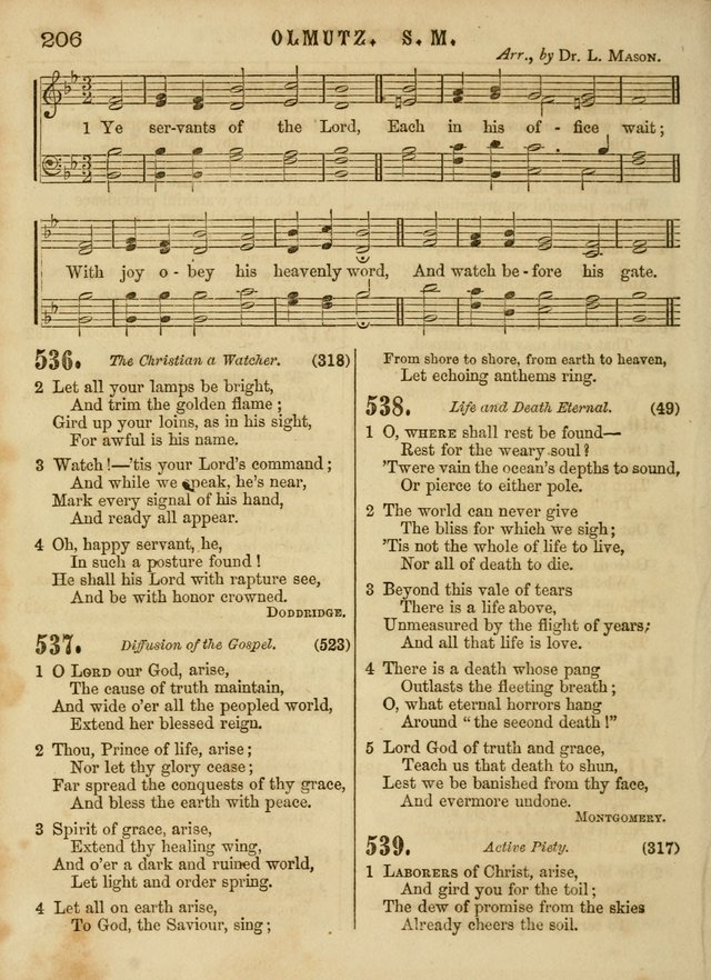 The Devotional Hymn and Tune Book: for social and public worship page 206