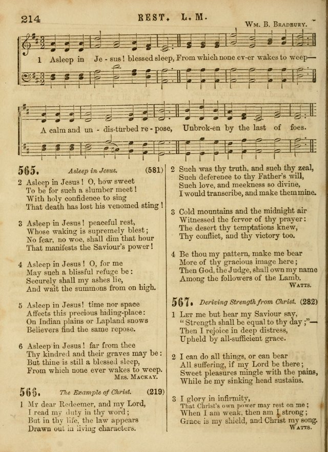 The Devotional Hymn and Tune Book: for social and public worship page 214