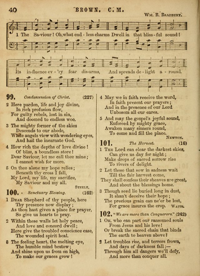 The Devotional Hymn and Tune Book: for social and public worship page 40
