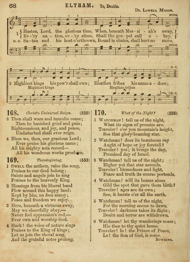 The Devotional Hymn and Tune Book: for social and public worship page 68
