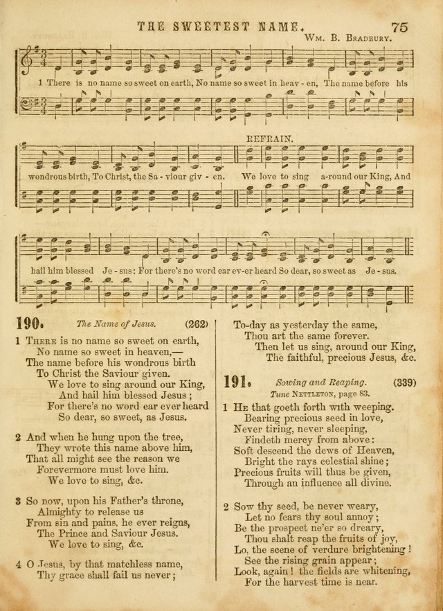 The Devotional Hymn and Tune Book: for social and public worship page 75