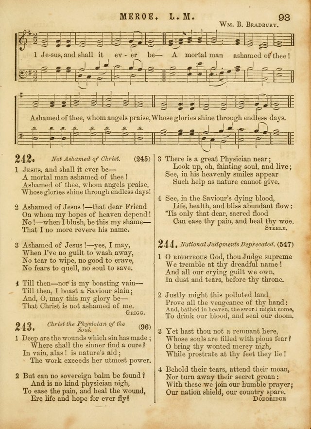 The Devotional Hymn and Tune Book: for social and public worship page 93