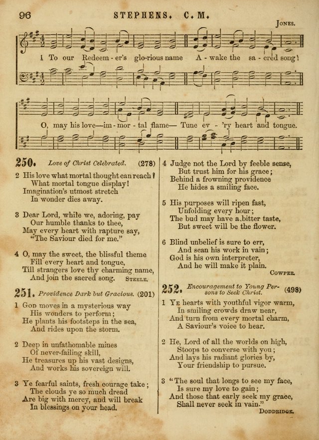 The Devotional Hymn and Tune Book: for social and public worship page 96