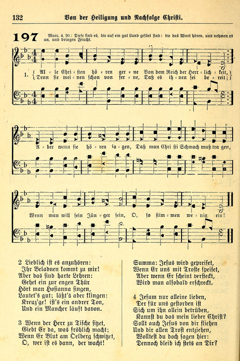 Deutsches Lieder- und Melodienbuch: mit einem Anhang englisher Lieder page 132