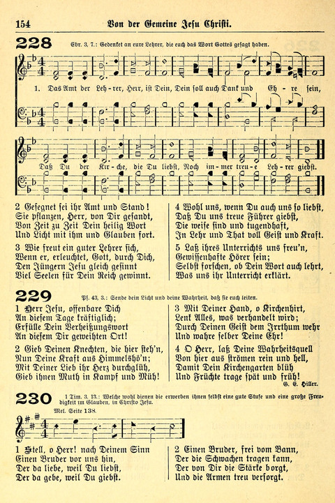 Deutsches Lieder- und Melodienbuch: mit einem Anhang englisher Lieder page 154