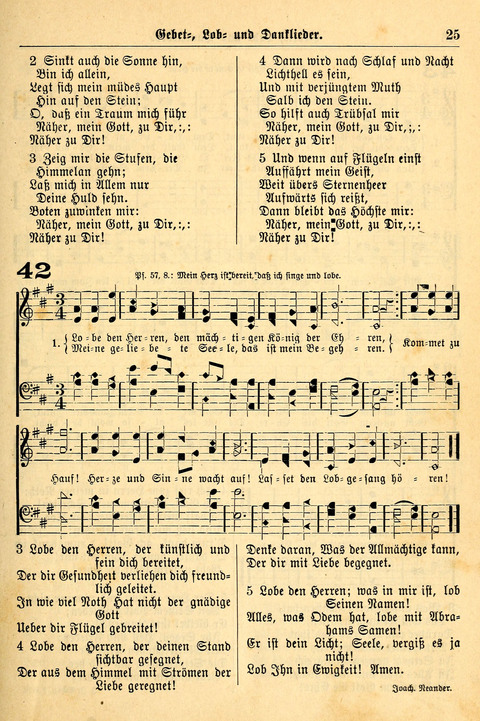 Deutsches Lieder- und Melodienbuch: mit einem Anhang englisher Lieder page 25