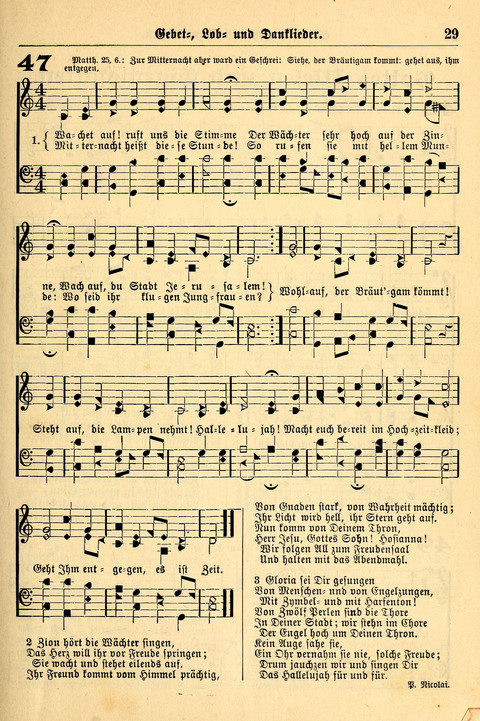 Deutsches Lieder- und Melodienbuch: mit einem Anhang englisher Lieder page 29