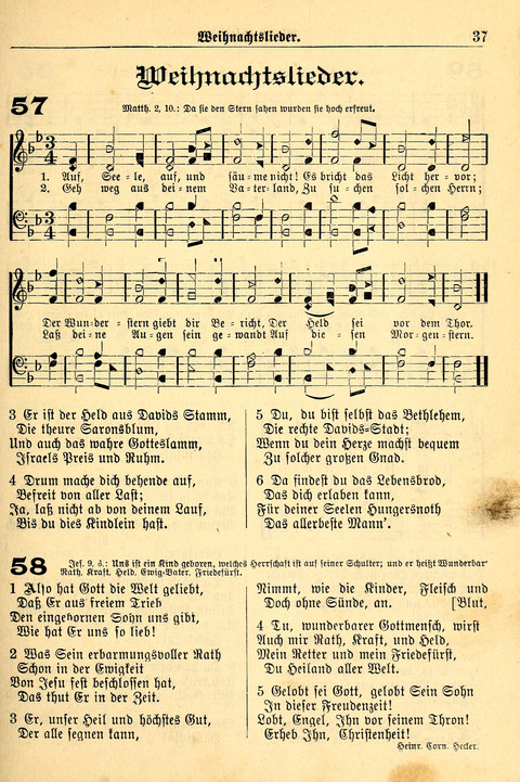 Deutsches Lieder- und Melodienbuch: mit einem Anhang englisher Lieder page 37