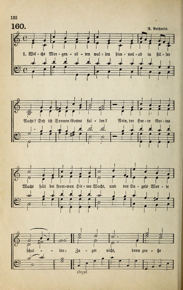 Deutsches Liederbuch: Sammlung von Chorälen und Liedern für Schule und Haus page 132
