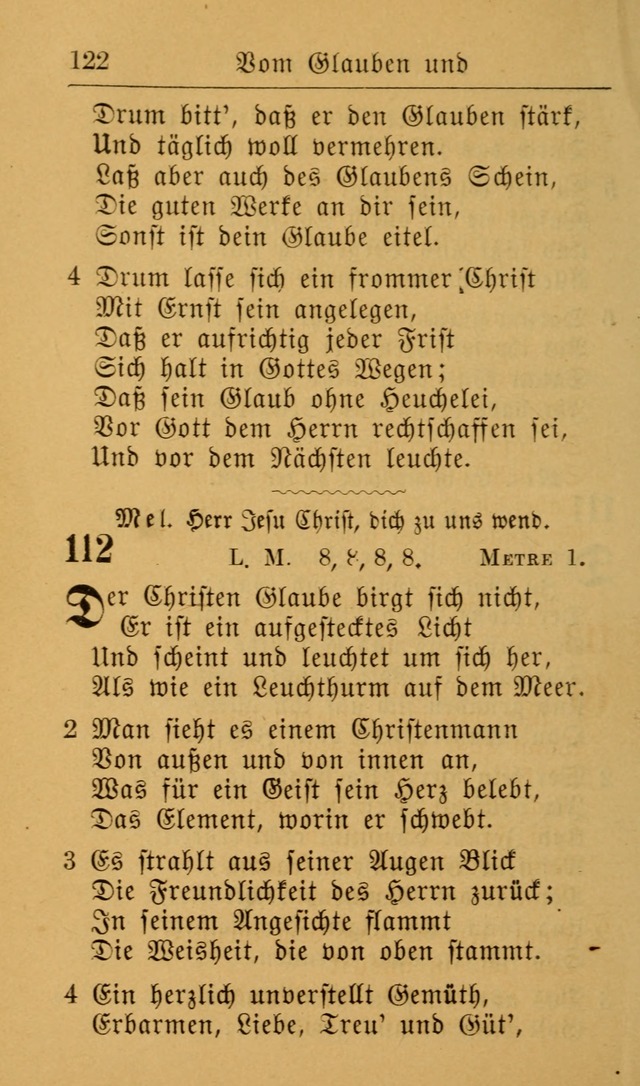 Die allgemeine Lieder-Sammlung zum privat und öffentlichen Gottes-Dienst: mit fleiß zusammengetragen (2nd Aufl.) page 122