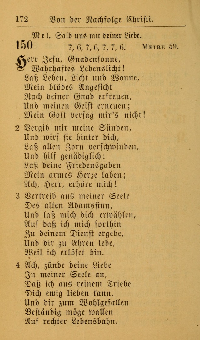 Die allgemeine Lieder-Sammlung zum privat und öffentlichen Gottes-Dienst: mit fleiß zusammengetragen (2nd Aufl.) page 172