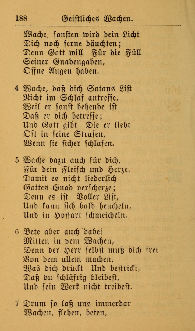 Die allgemeine Lieder-Sammlung zum privat und öffentlichen Gottes-Dienst: mit fleiß zusammengetragen (2nd Aufl.) page 188
