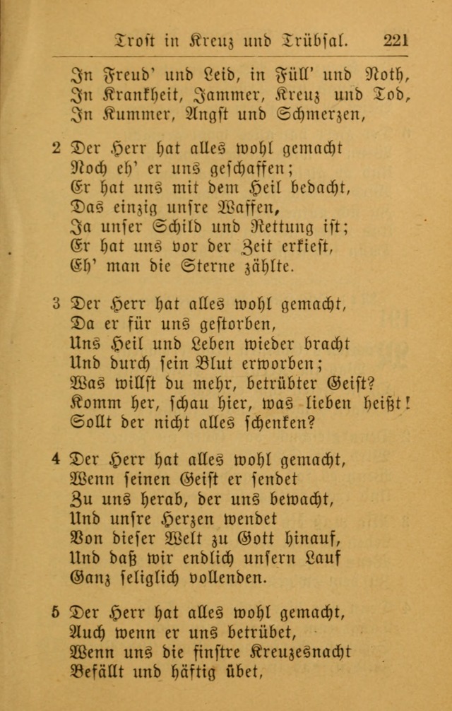 Die allgemeine Lieder-Sammlung zum privat und öffentlichen Gottes-Dienst: mit fleiß zusammengetragen (2nd Aufl.) page 221